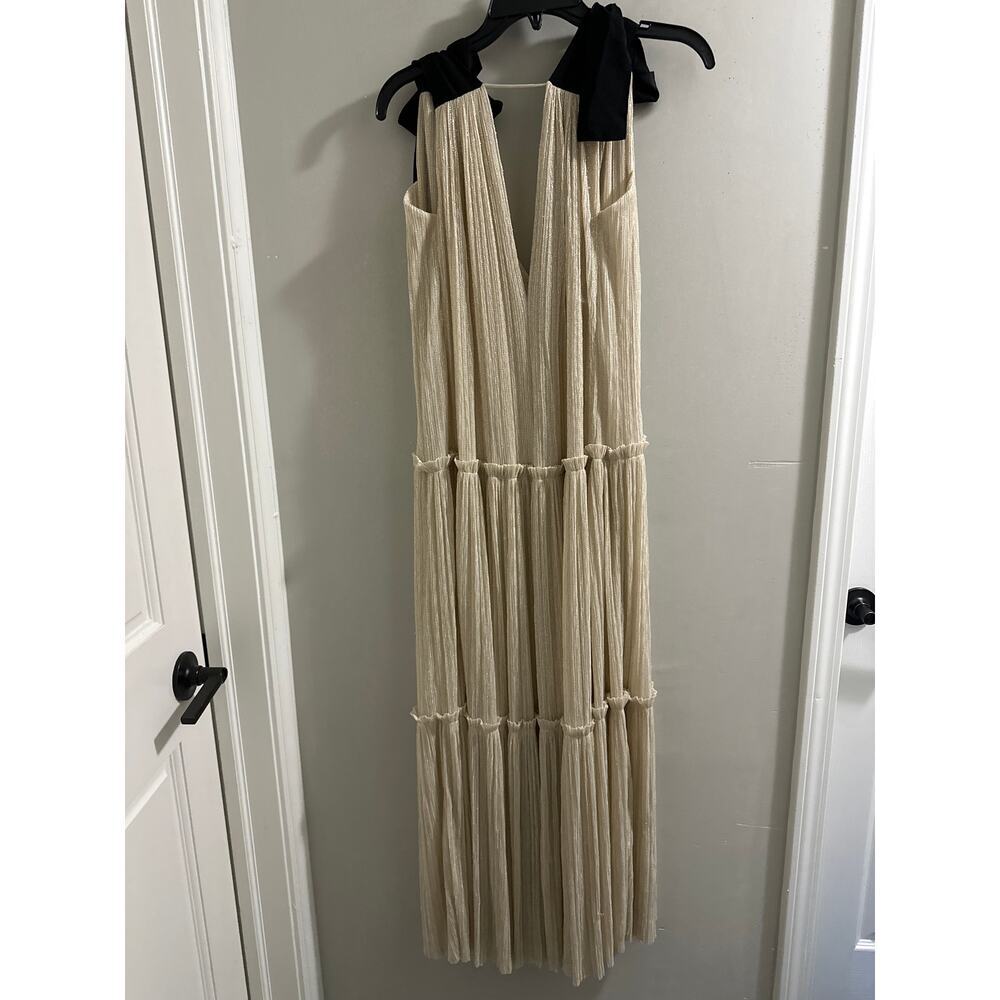 Sabina Musayev Ray Dress NO BELT Gold size Extra Small - Picture 10 of 13